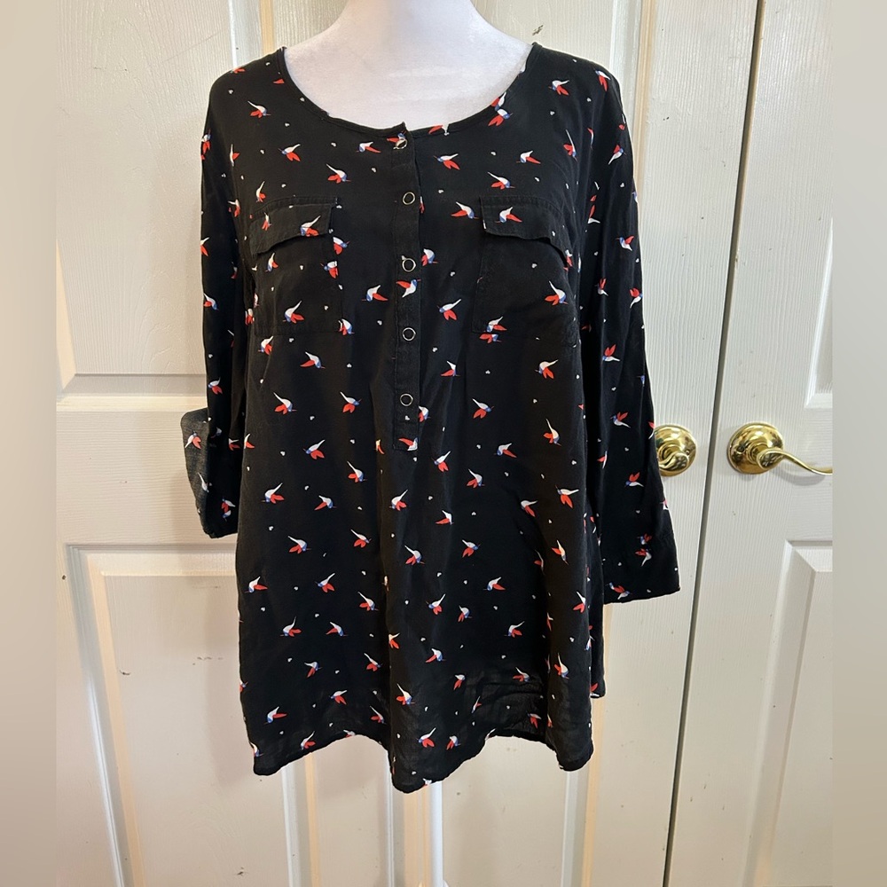 Torrid hummingbird top, 1X